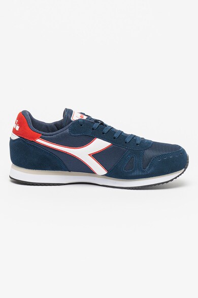 Diadora Pantofi sport low-top de piele intoarsa si plasa Barbati