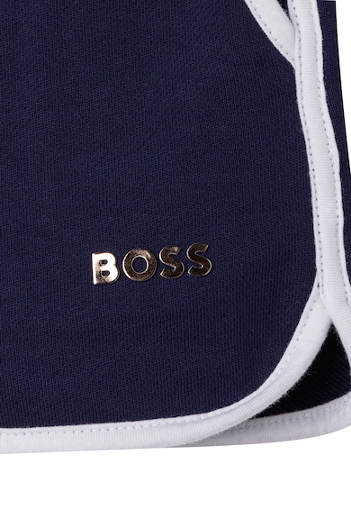 BOSS Kidswear Húzózsinóros rövidnadrág logós derékpánttal Lány