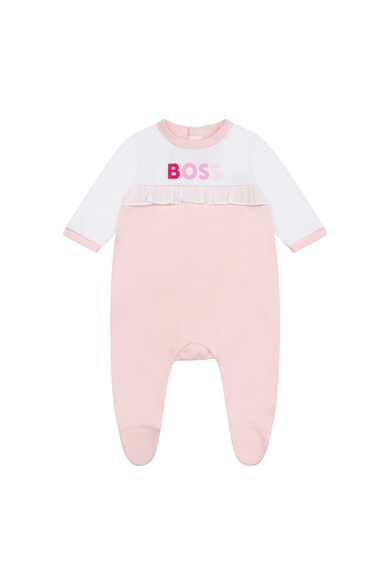 BOSS Kidswear Гащеризон с ританки и лигавник - 2 части Момичета