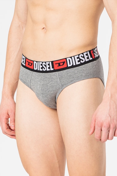 Diesel Set de chiloti cu banda logo contrastanta Andre - 3 perechi Barbati