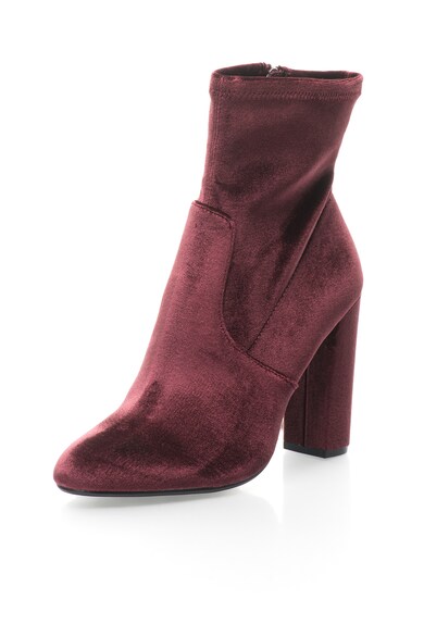 Steve Madden Botine Bordeaux catifelate Editt Femei