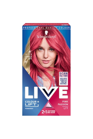 Schwarzkopf Перманентна боя за коса Schwartzkopf Live +Lift L74 Vibrant Orange Жени