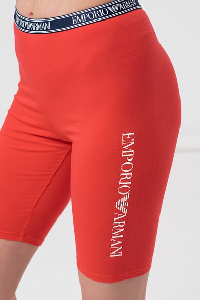 Emporio Armani Underwear Pijama cu pantaloni scurti si imprimeu logo Femei