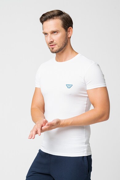 Emporio Armani Underwear Póló logós foltrátéttel férfi