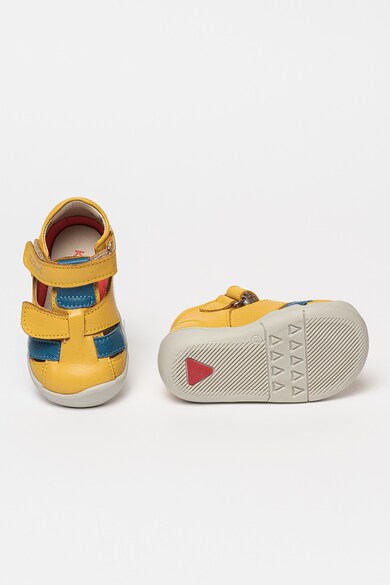 Kickers kids Sandale de piele cu decupaje Wasabou Fete