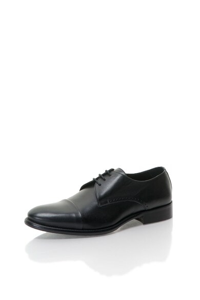 Zee Lane Pantofi derby negri de piele Barbati