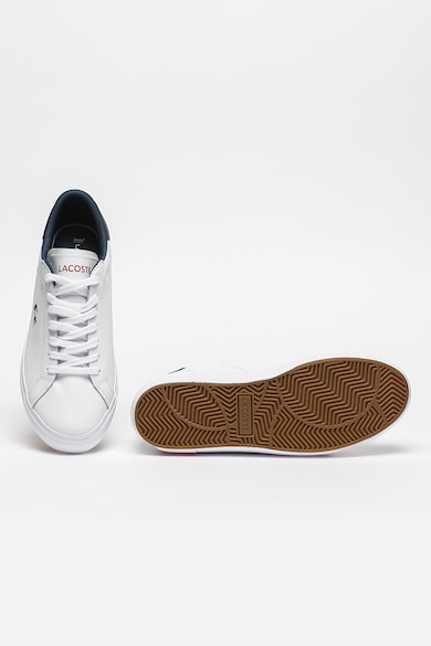 Lacoste Powercourt bőrsneaker logóval férfi