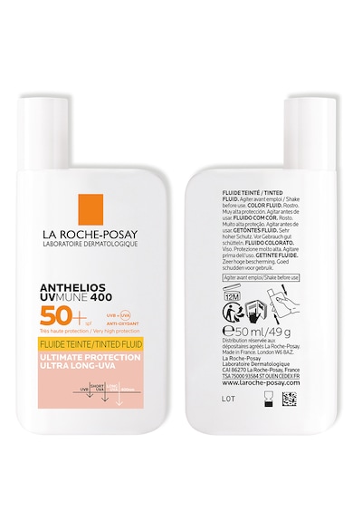 La Roche-Posay Флуид за лице La Roche Posay ANTHELIOS UV-MUNE 400 SPF 50+, С цвят, 50 мл Жени