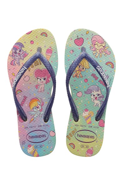 Havaianas Csillámos hatású flip-flop gumipapucs Lány