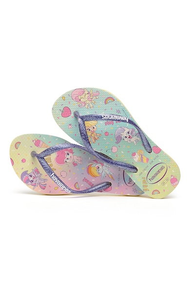 Havaianas Csillámos hatású flip-flop gumipapucs Lány