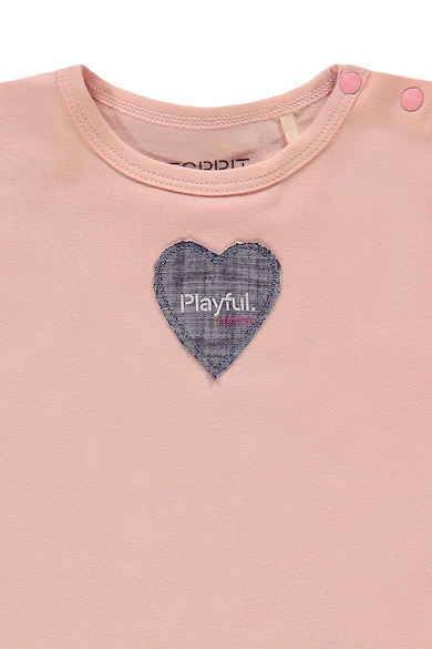 Esprit Organikuspamut tartalmú póló szív alakú tátéttel Lány