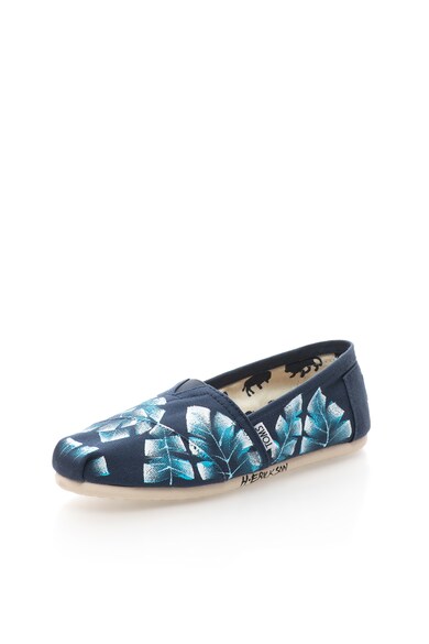 TOMS Pantofi slip-on cu model tropical Haiti Femei