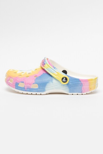 Crocs Saboti unisex cu model tie-dye Classic Femei