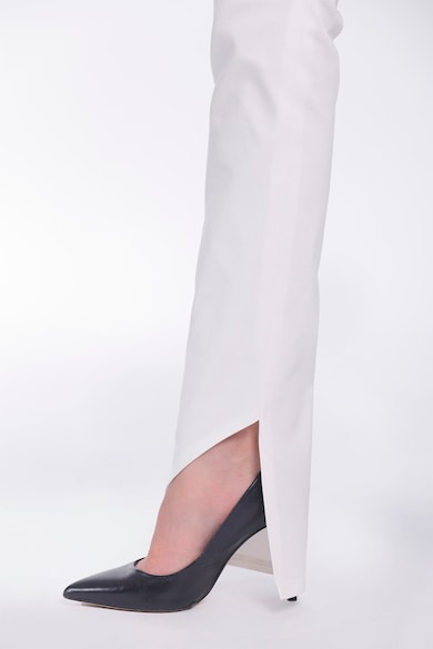 UVIA Памучен панталон с висока талия и асиметрични краища Жени