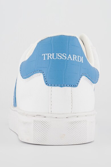 Trussardi Pantofi sport de piele ecologica cu detalii contrastante Femei