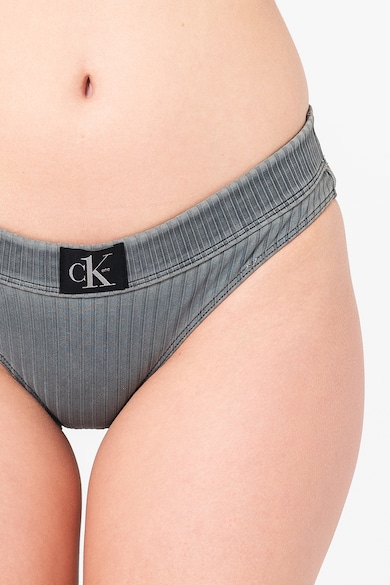 CALVIN KLEIN Bordázott fürdőruhaalsó női