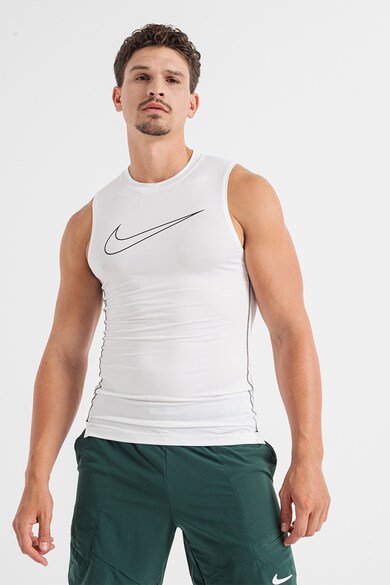 Nike Фитнес топ по тялото с Dri-Fit и лого Мъже