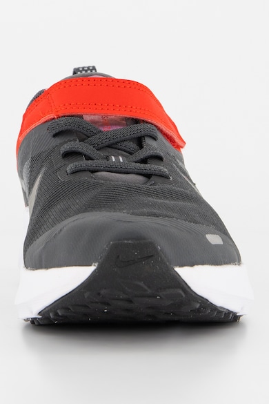 Nike Downshifter 12 hálós anyagú futócipő műbőr részletekkel Fiú
