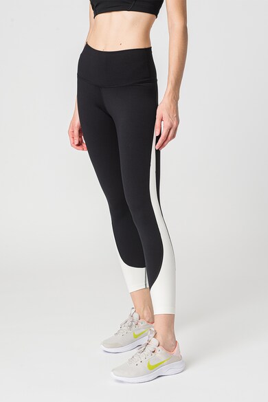 Nike Colanti cu talie inalta si tehnologie Dri-Fit, pentru yoga Femei