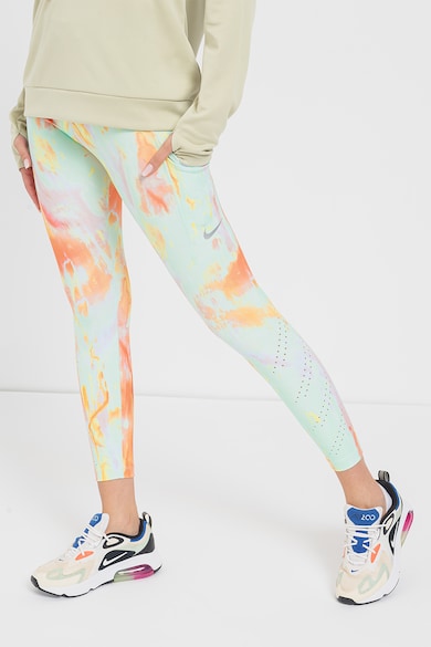 Nike Colanti cu tehnologie Dri-FIT si imprimeu pentru alergare Epic Luxe Femei