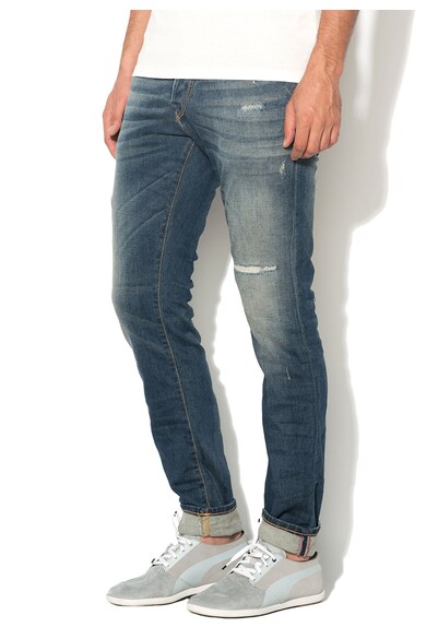 Jack & Jones Blugi slim fit cu aspect deteriorat Glenn Barbati