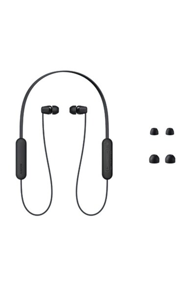 Sony Casti In-Ear  WI-C100B, Wireless, Bluetooth, IPX4, Microfon, Fast pair, Autonomie 25 ore Femei