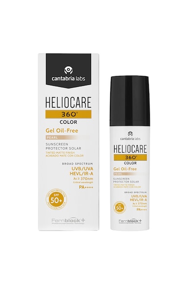 Cantabria Labs Слънцезащитен гел за лице Cantabria Heliocare 360º SPF50+ Pearl, С цветни пигменти и матиращ ефект, Оil-free, 50 мл Жени