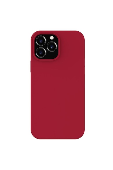 Lemontti Husa de protectie  Liquid Silicon pentru iPhone 13 Pro Max, Dark Red Femei