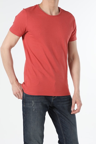 COLIN'S Тениска с памук с овално деколте Мъже