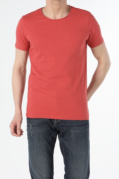 COLIN'S Тениска с памук с овално деколте Мъже