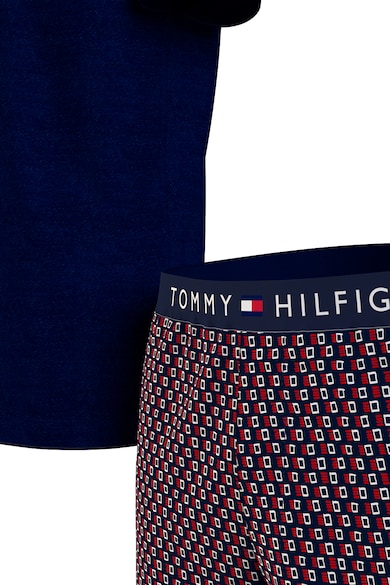 Tommy Hilfiger Logómintás organikuspamut pizsama férfi