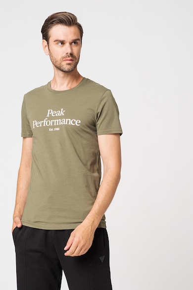 Peak Performance Тениска от органичен памук с лого Мъже
