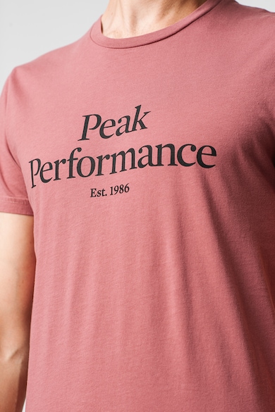 Peak Performance Tricou de bumbac organic cu imprimeu logo pe piept Barbati