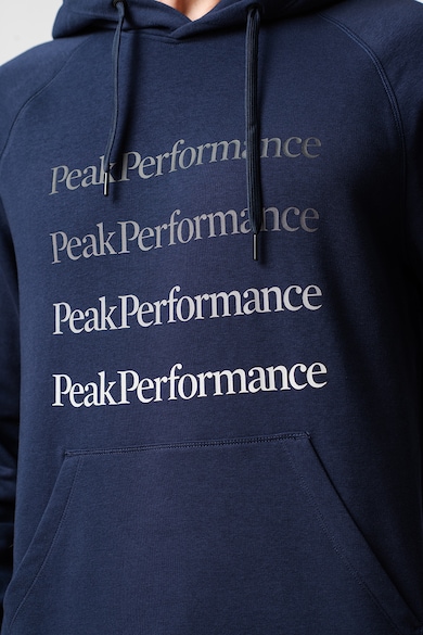 Peak Performance Kapucnis pulóver logómintával férfi
