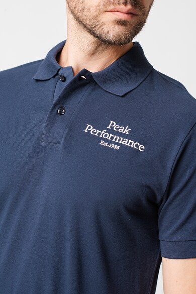 Peak Performance Piké galléros póló hímzett logóval férfi