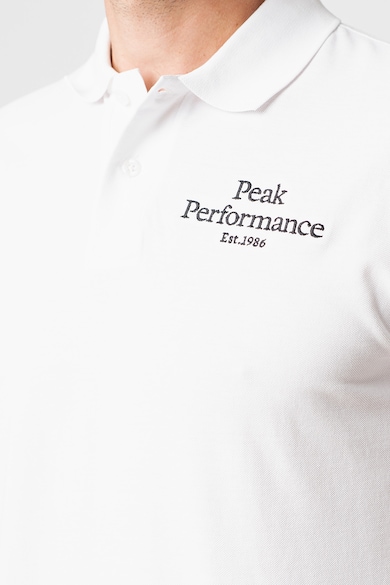 Peak Performance Тениска от пике с яка и бродирано лого Мъже