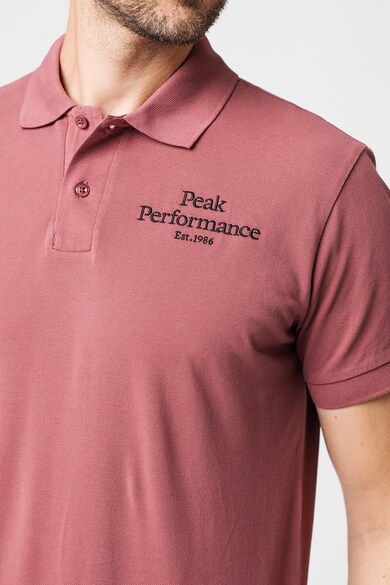 Peak Performance Tricou polo din pique cu logo brodat Barbati