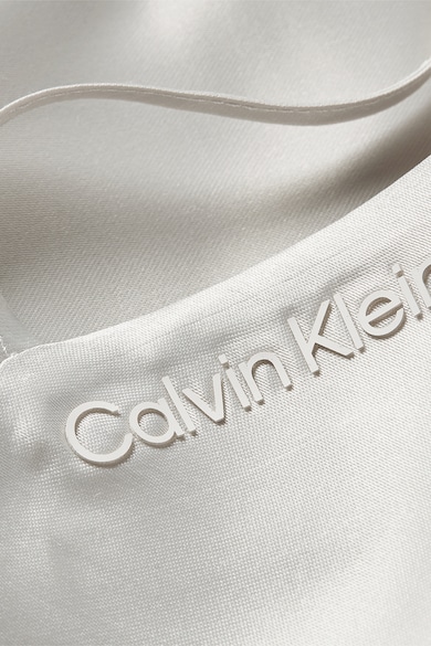 CALVIN KLEIN Сатиниран топ с връзка на врата Жени