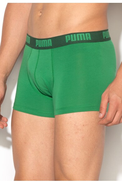 Puma Melange Szürke&Zöld Boxer Szett - 2 db férfi