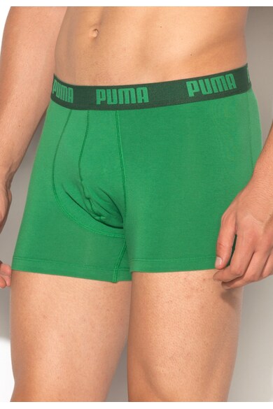 Puma Melange Szürke&Zöld Boxer Szett - 2 db férfi