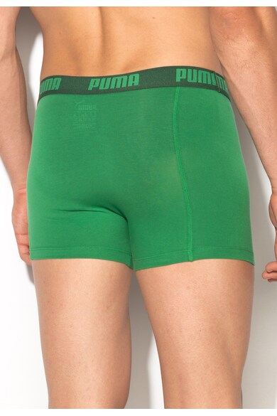 Puma Melange Szürke&Zöld Boxer Szett - 2 db férfi