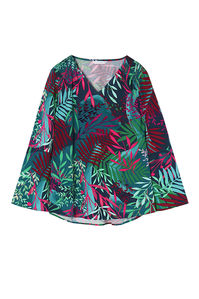 Tatuum Блуза Alanda с шпиц и тропическа щампа Жени
