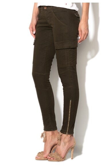 J Brand Jeansi skinny verde militar Houlihan Femei