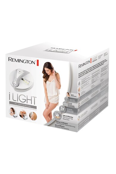 Remington Фотоепилатор IPL   i-Light, 150 000 импулса, За тяло и лице, 5 степени на мощност, Multi/Single-Flash, Сензор за кожата, Бял Жени