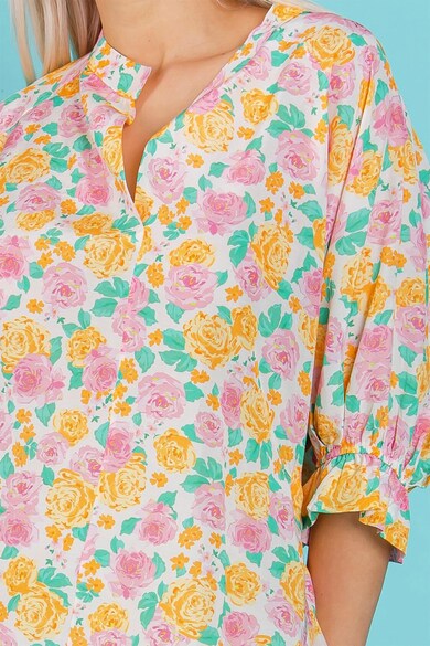 RESENSE Bluza asimetrica cu model floral Thea Femei