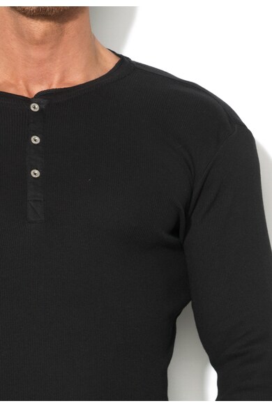 Levi's Bluza de casa neagra cu striatii 300LS Barbati