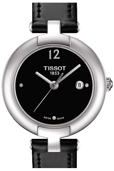 Tissot Ceas negru cu logo Pinky Femei