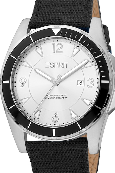 Esprit Кварцов часовник с текстилна каишка Мъже
