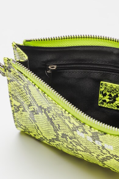 MSGM Geanta crossbody de piele ecologica cu model piele de sarpe Donna Femei