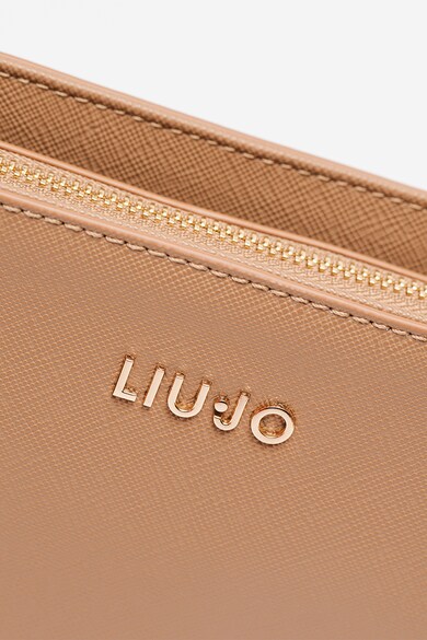 Liu Jo Geanta crossbody de piele saffiano sintetica cu logo metalic Femei